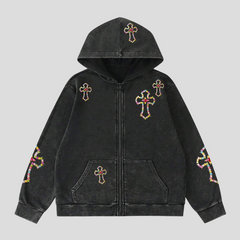 HOLY GEMS ZIP HOODIE