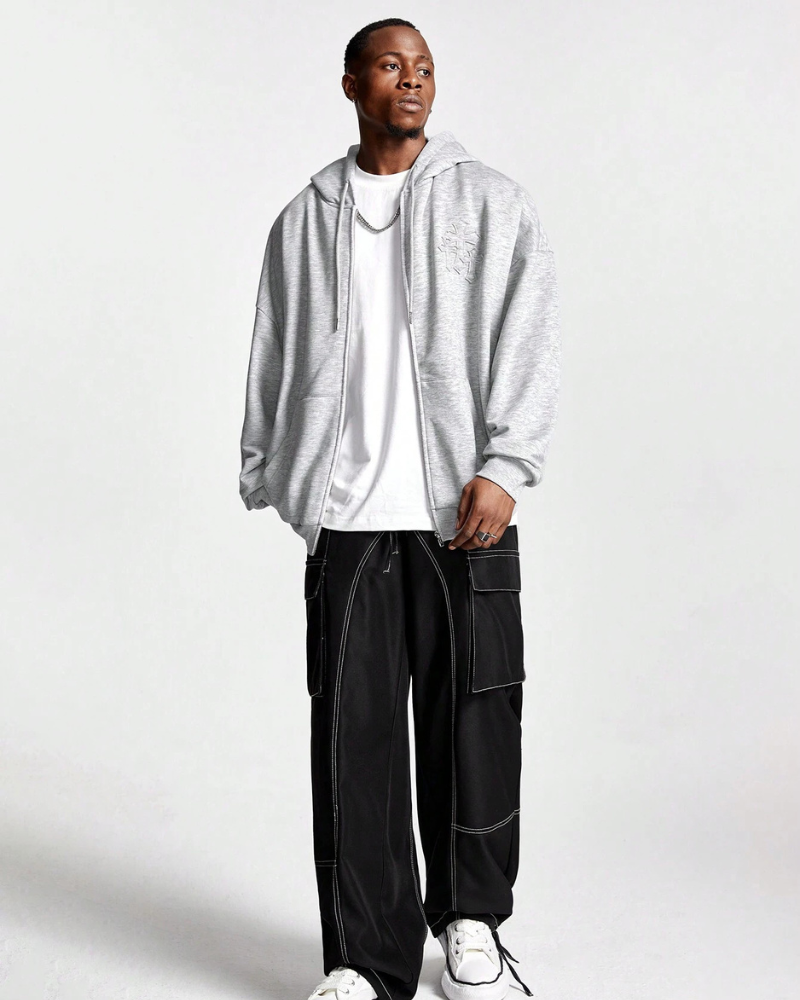 ASHEN CROSS ZIP-UP
