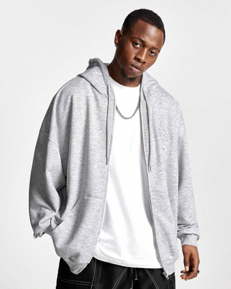 ASHEN CROSS ZIP-UP